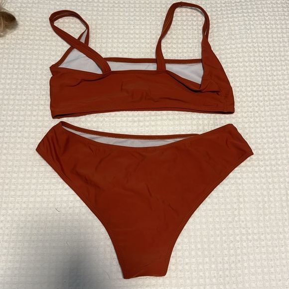 Burnt orange high waisted bikini - Picture 2 of 2